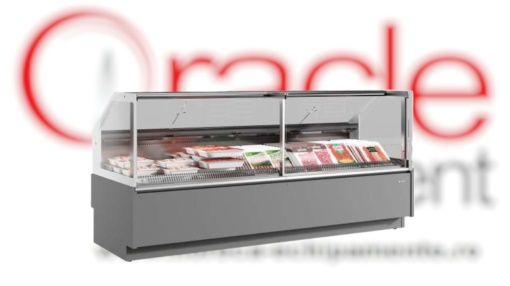 Vitrină frigorifică de expunere 2500x1220 mm, magazin sau supermarket, Infrico