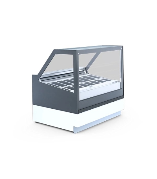 Vitrină frigorifică pentru înghețată CUBE 2 DEEP ICE, 14 cuve 165x360 mm - Img 3