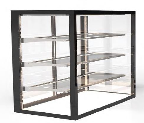 Vitrină neutră cu LED 1000x600x815 mm, Sayl - Img 2