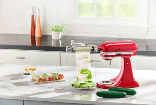 Accesoriu KitchenAid pentru tăiat foi legume și fructe, cu 2 lame - Img 11
