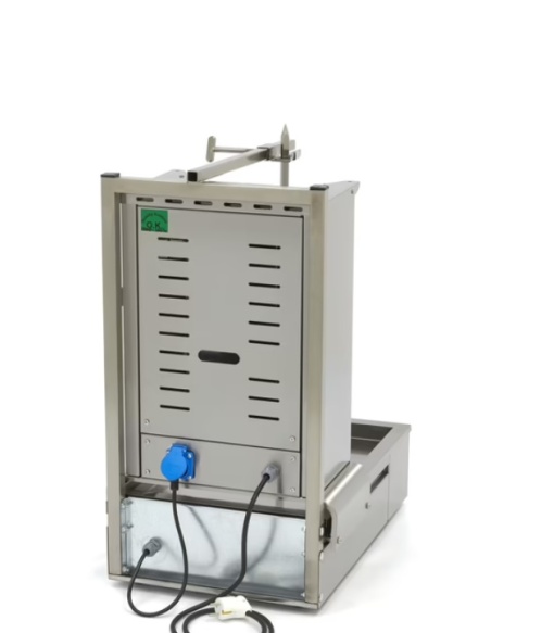 Aparat de shaorma și kebab electric, 2 arzătoare, 20 kg carne, Maxima - Img 3