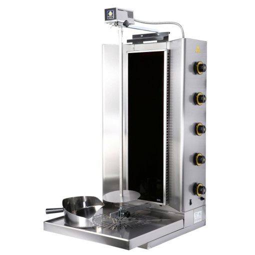 Aparat shaorma gyros TURBO gaz 100 kg carne - Img 2