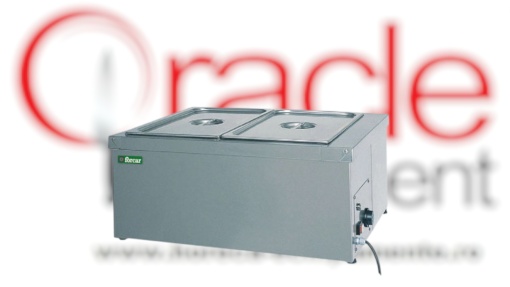 Bain Marie cu rezistență, fără apă 2x GN1/1, Forcar