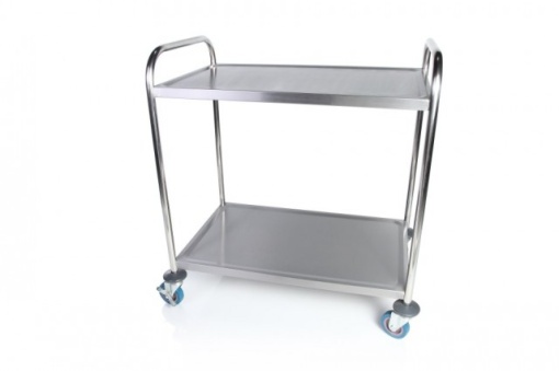 Carucior pentru servire cu 2 polite, 860x540x940mm