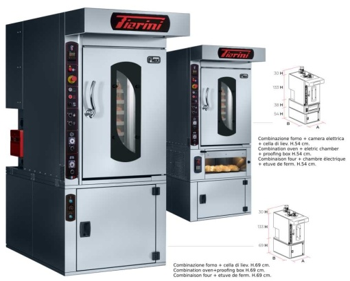 Cuptor brutărie electric rotativ FLEX, capacitate 12 tăvi, 17,45 kW Forni Fiorini - Img 7