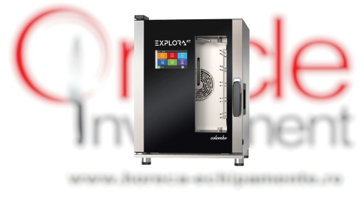 Cuptor combi electric cu convecție și umidificare EXPLORA COLOMBO KT 5 tăvi GN 1/1 (530x325 mm)