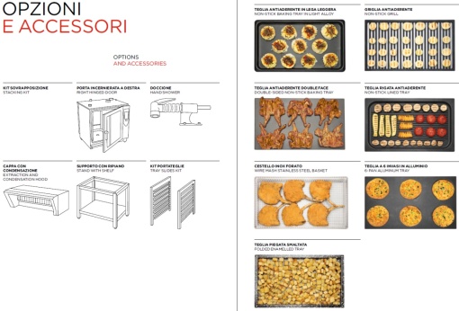 Cuptor electric cu convecție, electromecanic, 10 tăvi GN1/1 sau 600x400mm, Verso Basic Inoxtrend - Img 5