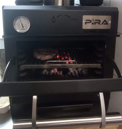 CUPTOR pe CĂRBUNI SERIA PRO HOME, PIRA 50 Black AB (pentru interior) - Img 2