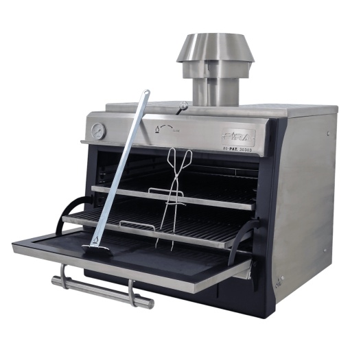 Cuptor pentru Steak pe cărbuni, deschidere verticaă, Pira 80 Lux SD - Img 8