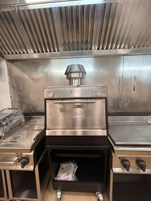 Cuptor pentru steak pe cărbuni, deschidere verticală, Pira 70 Lux SD - Img 9