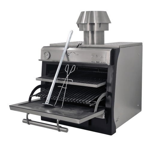 Cuptor pentru steak pe carbuni, deschidere verticală, Pira 70 XL Lux SD - Img 5