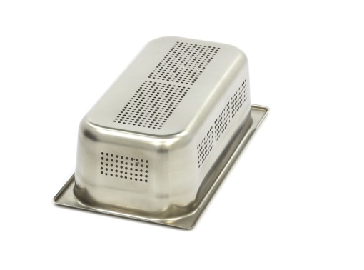 Cuvă GN1/3 inox perforată 100 mm - Img 3