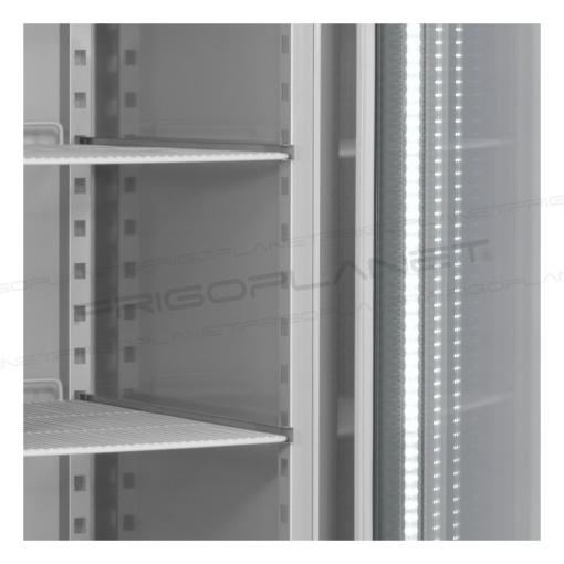 Dulap congelare din inox cu ușă sticlă, 650 litri, Amitek - Img 5