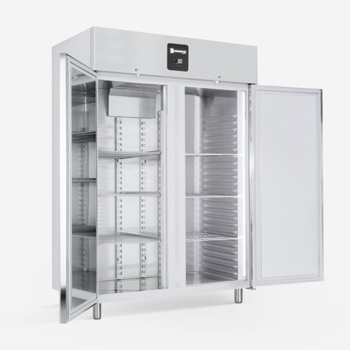 Dulap frigorific dublu din inox, Express 1400 litri, 48xGN 2/1 - Img 3