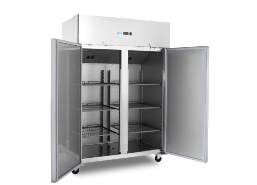 Dulap frigorific inox 1200 Litri cu roți, 6 Rafturi Reglabile GN 2/1 - Img 6