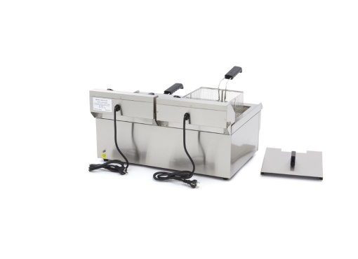 Friteuză electrică 2×16 Litri, cu robinet - Img 4