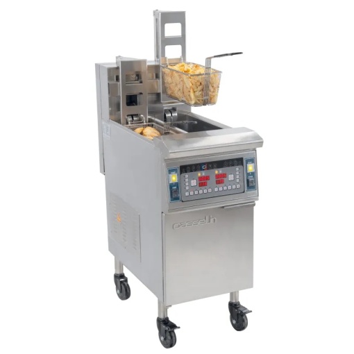 Friteuză electrică profesională cu filtrare, automată cu lift 2x 12 Litri, Casselin - Img 6