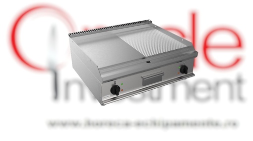 Fry top grill electric cu suprafață netedă/striată, Casta
