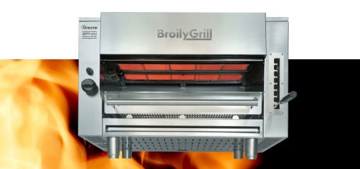 Grătar pentru steak, BroilyGrill pe gaz, Casta 980x450/630x745h - Img 3