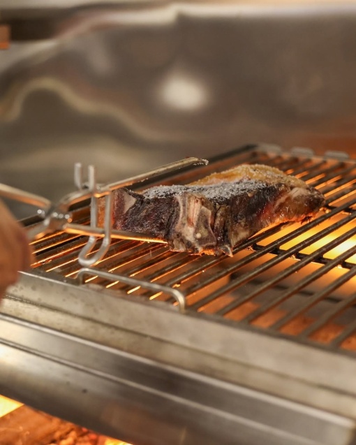 Grătar profesional Barbeque pentru Steak pe cărbuni, PIRA BBQ Combi Lux 110 - Img 5