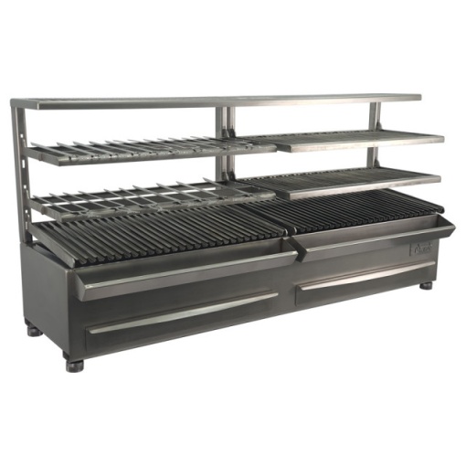 Gratar robata , shashlik sau frigarui ,INOX,1570x410x780 h mm