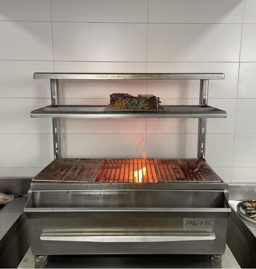 Grătar robata, shashlik sau frigărui, INOX 790x410x780 mm - Img 2