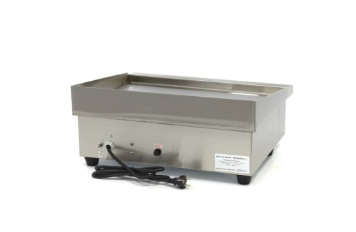 Grill Grătar frytop electric neted, 550×365 mm inox - Img 2