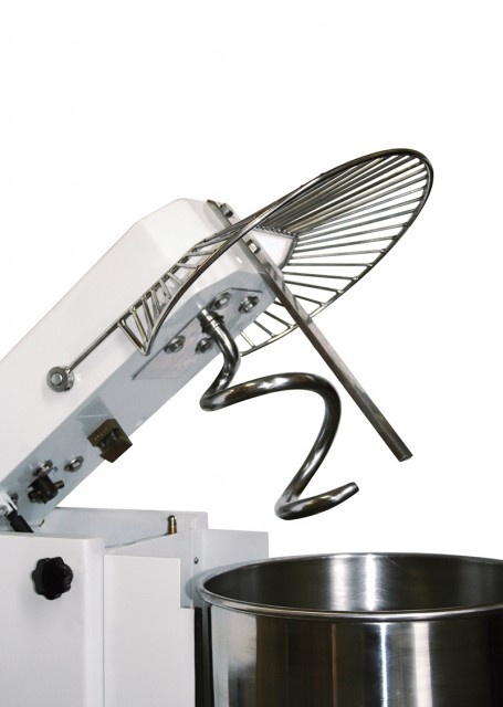 Malaxor cu spirala,cap rabatabil si cuva detasabila, 22 L,18 kg, 2 viteze - Img 2
