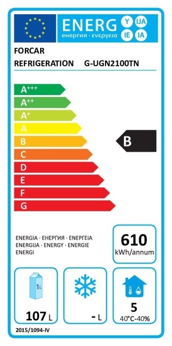 Masă frigorifică cu 2 uși și agregat lateral 1360x700x650 mm - Img 2