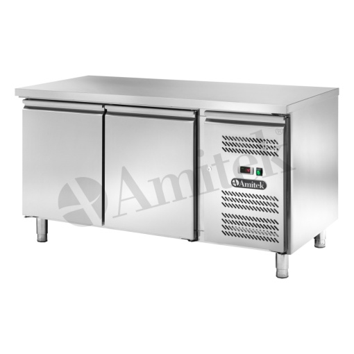 Masă frigorifică pentru patiserie cu 2 uși, 1510x800 mm, Amitek - Img 3