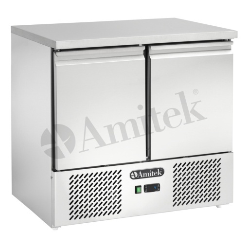 Masă frigorifică profesională ventilată 2x GN1/1, Amitek AK921V - Img 4