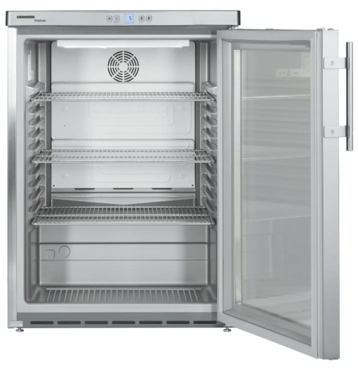 Mini frigider, minibar răcire dinamică, 43 litri, Inox, Liebherr - Img 5