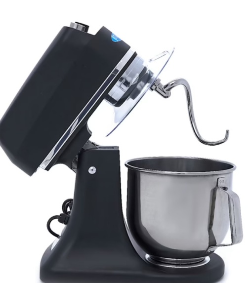 Mixer planetar Negru Profesional - 7 L - Până la 2 kg de Aluat, Maxima - Img 6