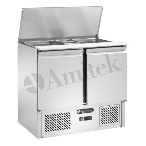 Saladetă frigorifică profesională ventilată 2x GN1/1, 3 GN1/6 Amitek AK920V - Img 4