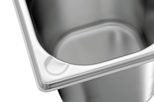 Tavă de inox (suprafață mată) GN1/6 h150 mm - Img 3