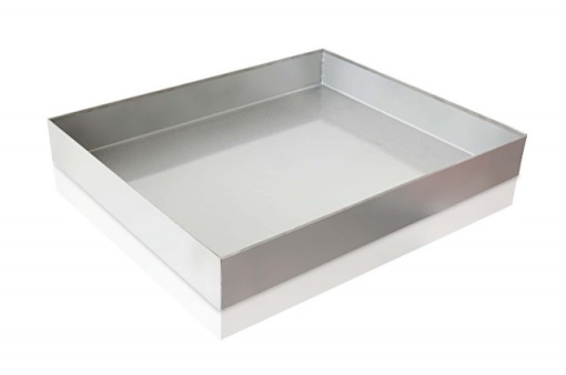 Tavă de scurgere înclinată, inox 80x50x8 cm - Img 2
