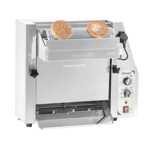Toaster vertical tip tunel pentru chifle hamburger, de mare viteză 3600 chifle/oră, Casselin - Img 2