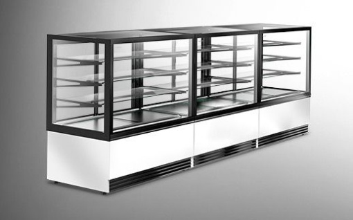 Vitrină frigorifică pentru cofetărie, patiserie 1370 mm - Img 5