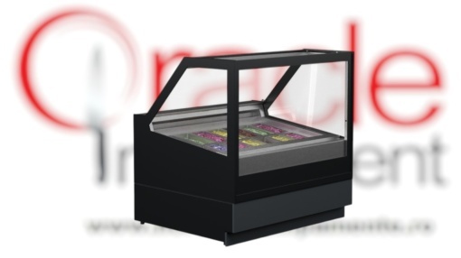 Vitrină frigorifică pentru înghețată CUBE 2 DEEP ICE, 14 cuve 165x360 mm