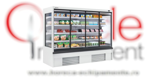 Vitrină frigorifică verticală, plug in 2500x2000 mm, Rotterdam magazin sau supermarket, Infrico