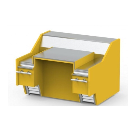 Vitrină modulară de expunere, 1250x906 mm, incorporabilă BARCELONA, Infrico - Img 6