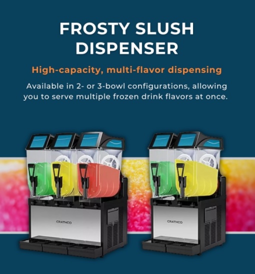 Aparat de Granita sau Slushie 2x12 Litri ICY2 - Img 4