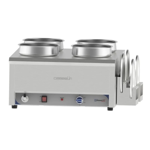 Bain Marie pentru sosuri 4x 7,5 L, încălzire cu apă, Casselin - Img 2