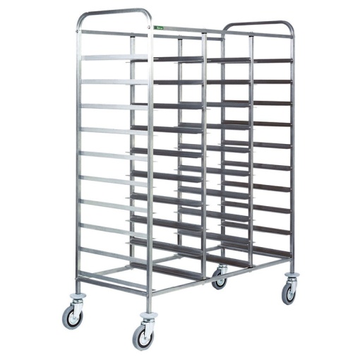 Cărucior inox 30 tăvi GN 1/1, Forcar - Img 2