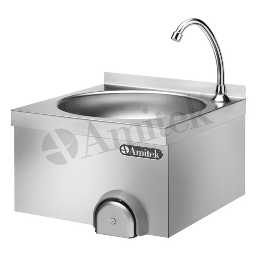 Chiuvetă din inox cu acționare la genunchi, Amitek - Img 2