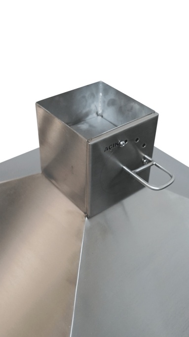 Cuptor de afumare profesional pe cărbuni sau lemne - Img 3