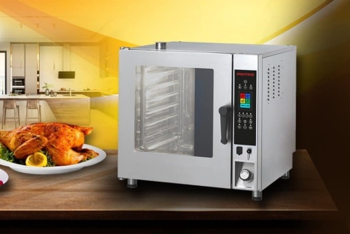 Cuptor electric combisteamer 7 tăvi GN1/1, touchscreen, Professional Inoxtrend - Img 9