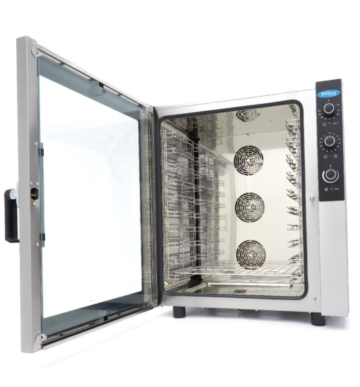 Cuptor electric combisteamer profesional, 10 tăvi GN1/1 sau 60x40 cm, Maxima - Img 6