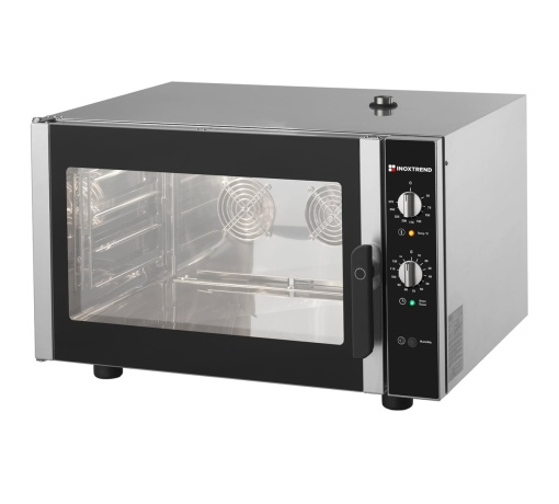 Cuptor electric cu convecție, electromecanic, 4 tăvi 600x400mm, Verso Basic Inoxtrend - Img 6