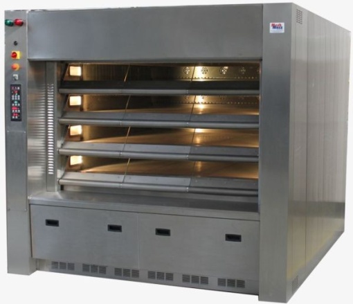 Cuptor panificatie cu tuburi cu vapori, 4 vetre - Img 2